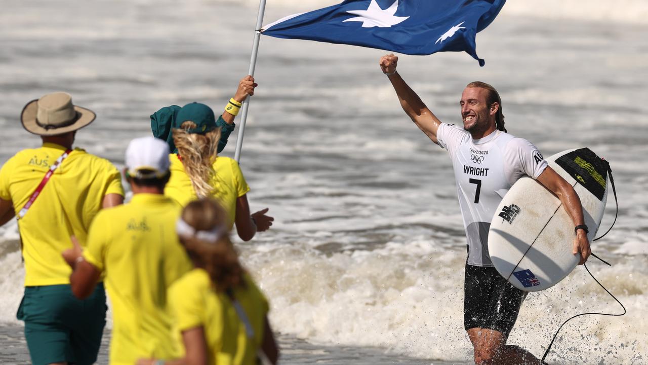 Tokyo Olympics surfing results Owen Wilson vs Italo Ferreira semifinal