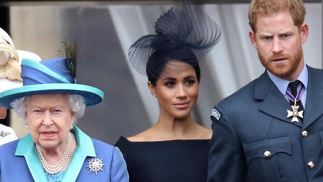 Queen Elizabeth allegedly expressed relief over Meghan Markle not attending Prince Philip’s funeral. Picture: Chris Jackson/Getty Images