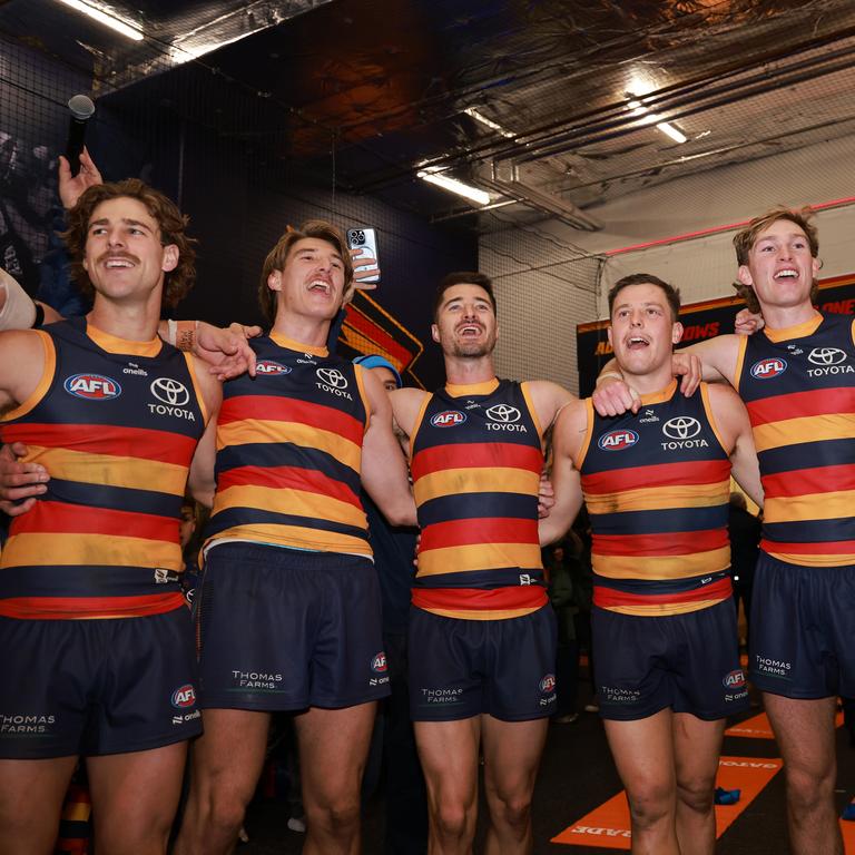Adelaide’s close-game record is improving. Picture: Getty Images