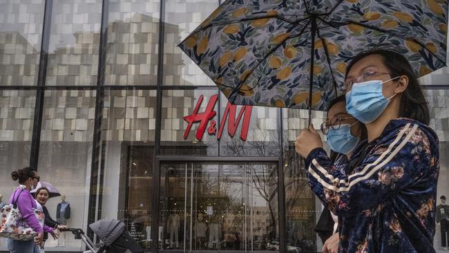 The H&amp;M brand has effectively been erased from the internet and GPS devices in China. Picture: Getty Images