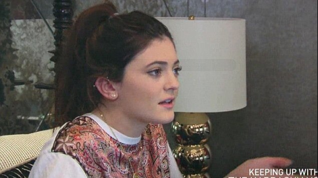 Kylie Jenner in an older episode of KUWTK.