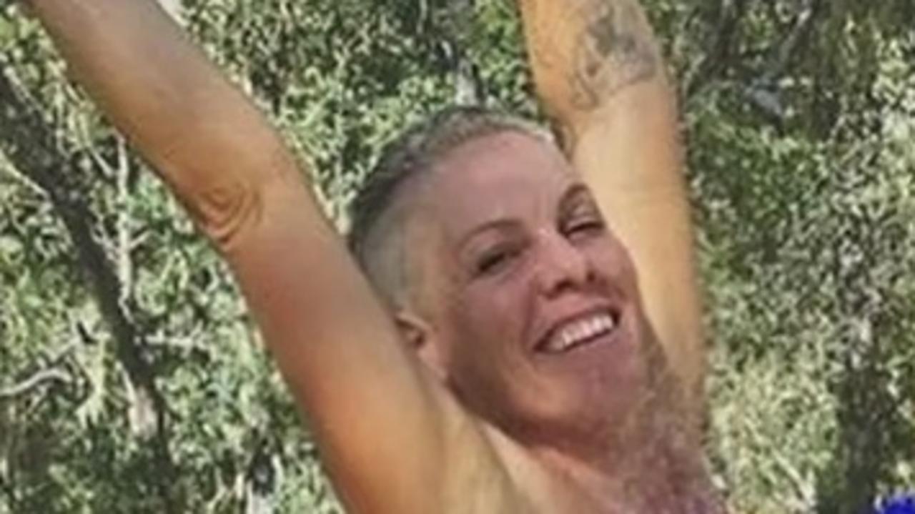 Pink posts ‘embarrassing’ nude photo taken by husband Carey Hart