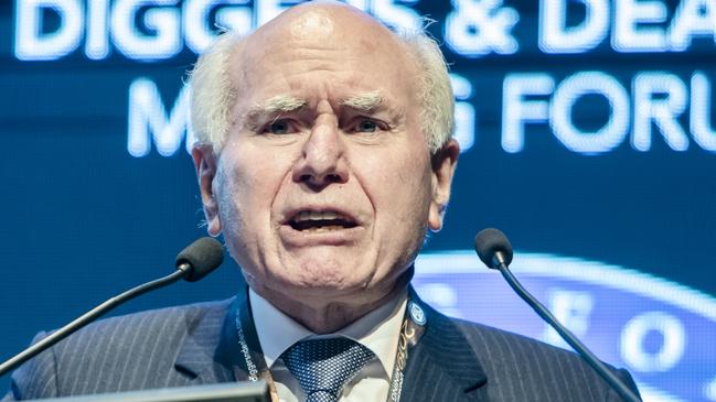 John Howard backs the Morrison government’s $270bn boost to defence spending. Picture: Travis Anderson