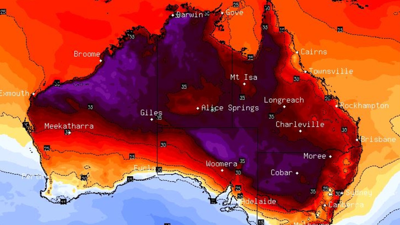 Sydney, Adelaide weather Temperatures forecast to soar above 30C