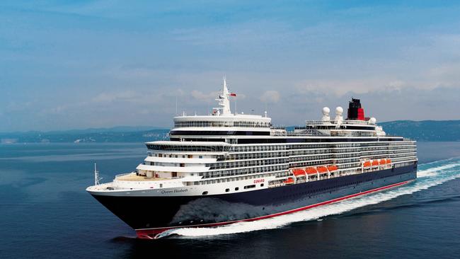 Cunard’s Queen Elizabeth cruise ship is headed for Darwin next week. Cunard/Indusfoto Limited