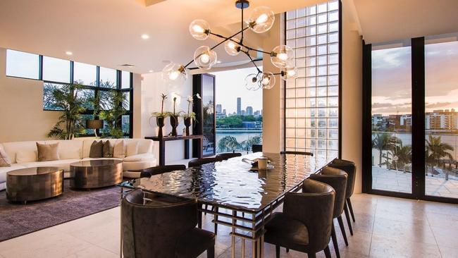 One of the multiple living and dining areas in the house at 154 Virginia Ave, Hawthorne. Image supplied.