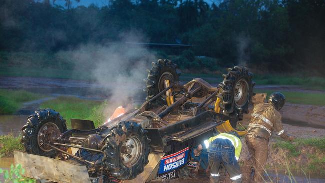 Jake Leech's “Mud Leech” rolled at Hidden Valley three years ago. Picture: Glenn Campbell.