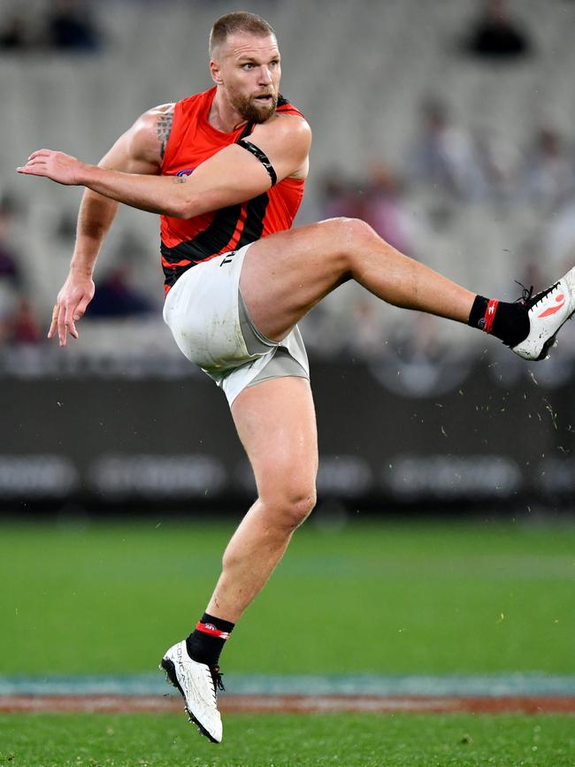 Stringer had his best season in black and red. Photo by Josh Chadwick/AFL Photos/via Getty Images