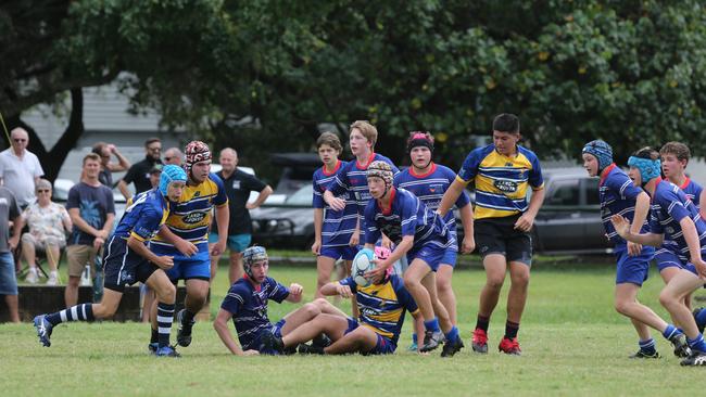 Day 1 of the King of the Country junior rugby union tournament at the Gold Coast Eagles Rugby Union Club. Under-15s: 10.40am: USQ Saints v Invitational Barbarians USQ Player No Barbarians Player No Pic Mike Batterham
