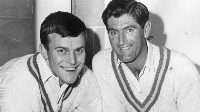 Eric Freeman (left) with Don McAllister in 1966. Picture: supplied