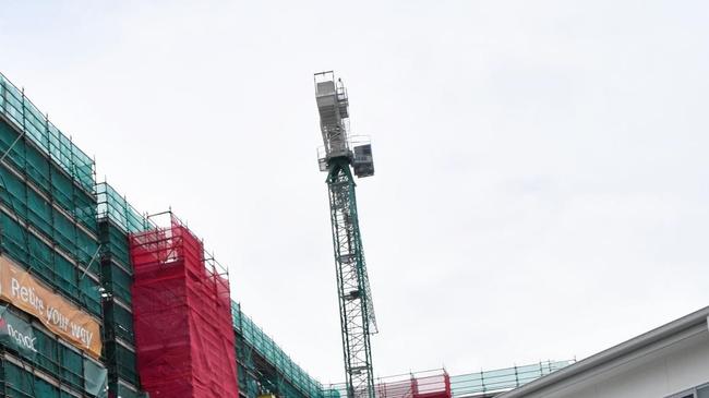 Construction at the Birtinya Retirement Village during construction. Picture: Stuart Cumming