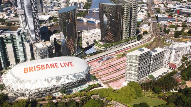 The review says the Brisbane Arena plans should proceed. File picture