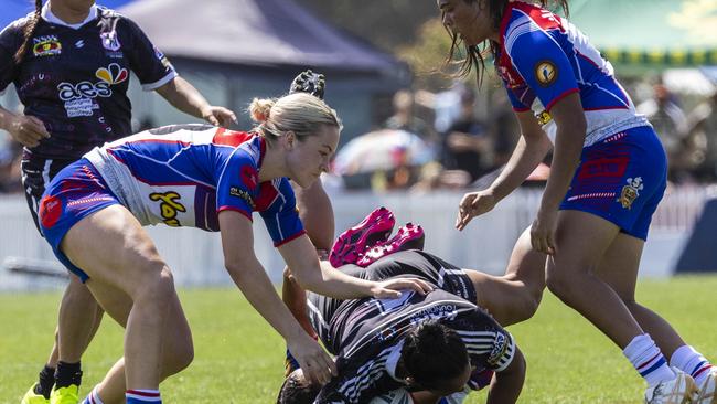 Women's Koori Knockout grand final, Redfern All Blacks vs Newcastle Yowies. Picture: Andrea Francolini