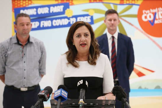 Palaszczuk on Covid-19 vaccinations