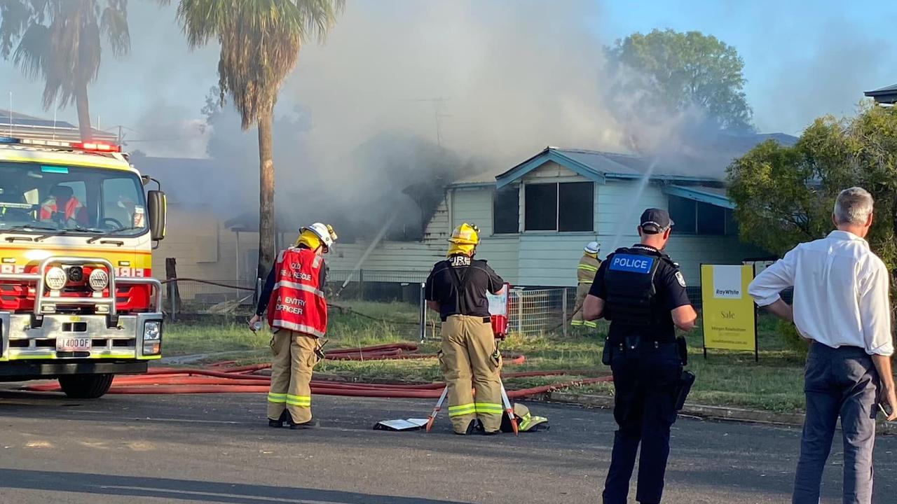 A Roma family is reeling after their Chrystal St Home was destroyed by fire on November 14. Photo supplied: Sally Douglas.