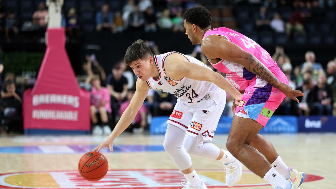 Dejan Vasiljevic starred for the 36ers, notching up his 200th NBL three-pointer. Picture: Getty Images