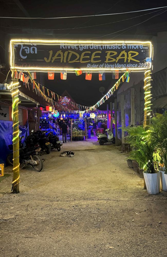 The Jaidee Bar, that offers a drug menu, where the girls went after drinking at the Nana Backpackers Hostel.