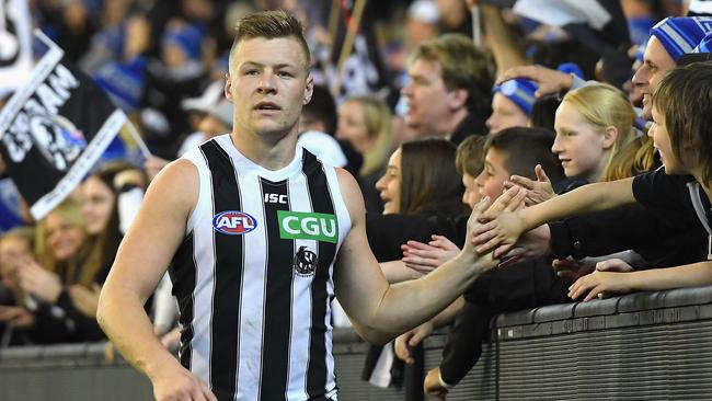 Jordan De Goey adds x-factor to the Pies. Pic: Getty Images