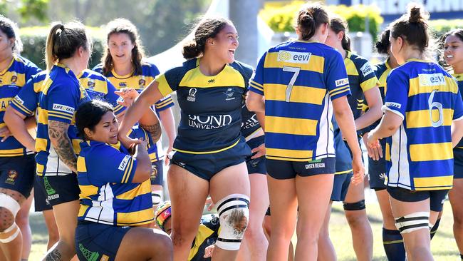 Club rugby union women's game between Easts v Bond Uni. Saturday June 18, 2022. Picture, John Gass