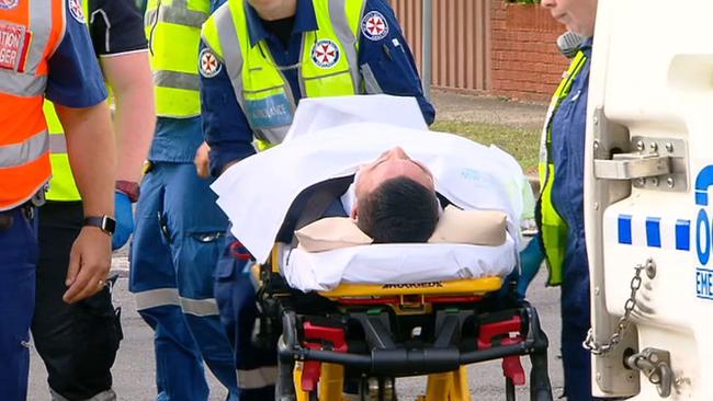 Police charged Salim Mehajer after the crash which occurred on the day he was due in court on assault charges. Picture: Rob Quee.