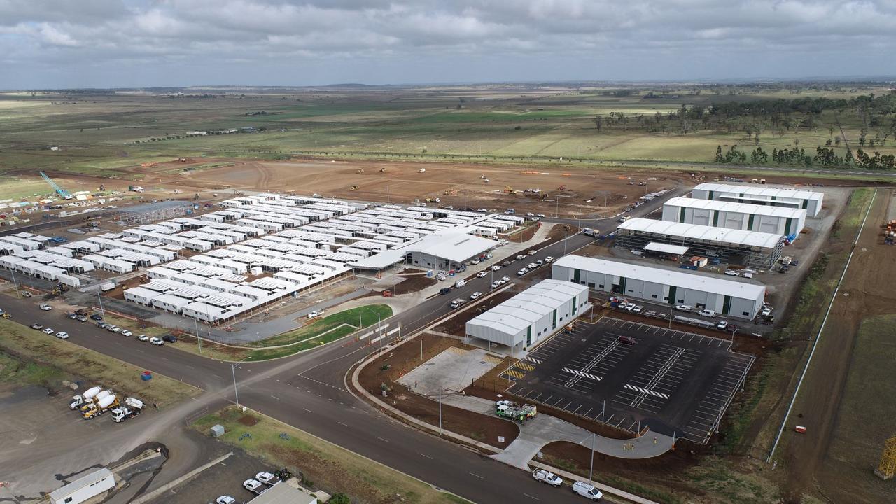 The Queensland Regional Accommodation Centre at Wellcamp.