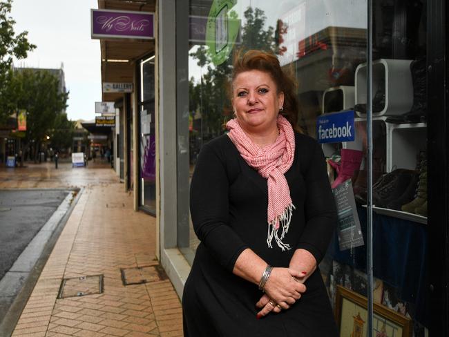 Business operator Natalie Waterworth says feral youths in Frankston CBD are lawless and a nightmare. Picture: Penny Stephens