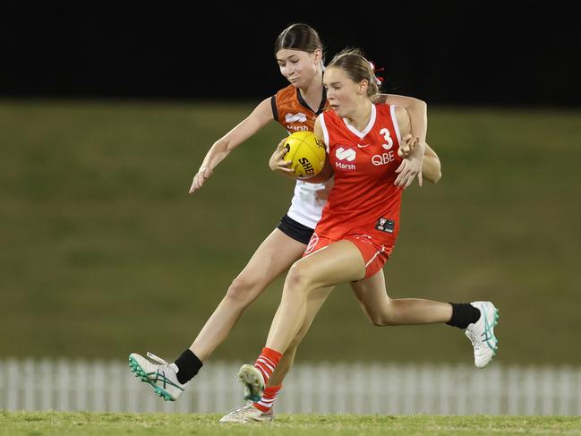 Charlotte Tidemann is part of the Swans Academy. Photo: Mark Metcalfe/AFL Photos/via Getty Images