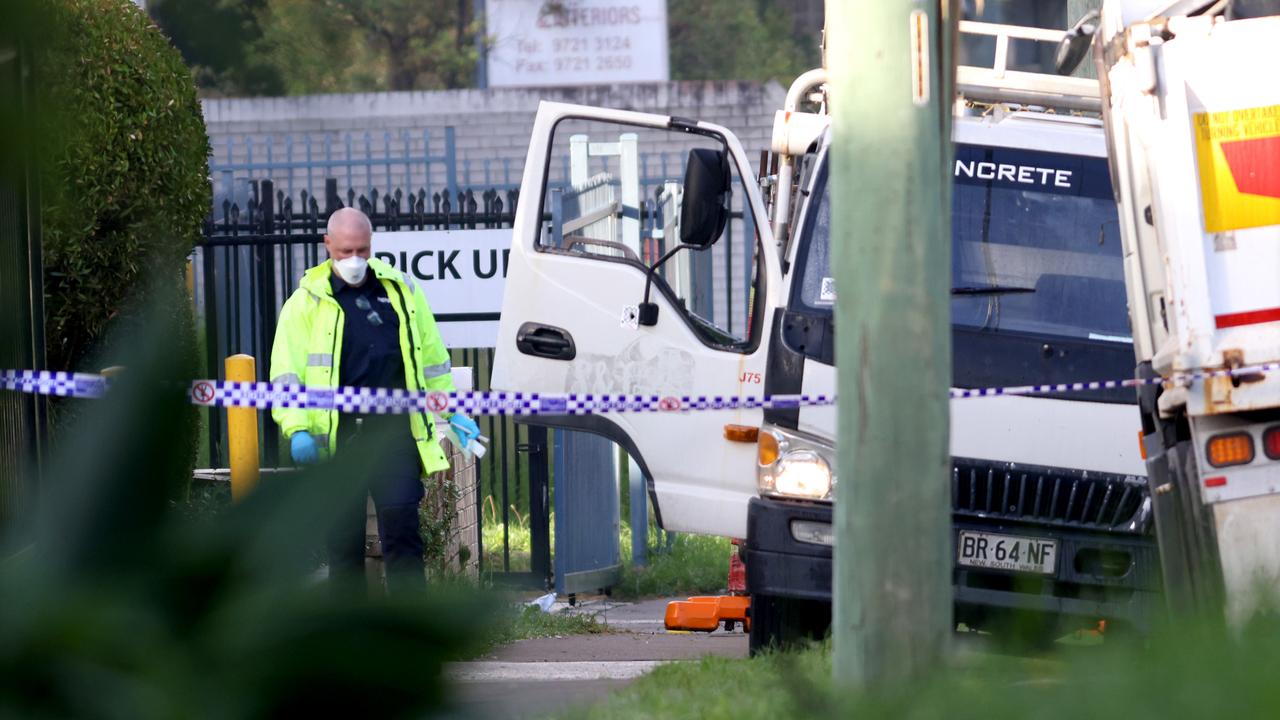Truck driver shot in street