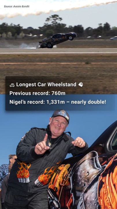 SA racer breaks Guinness World Record for longest car wheelstand