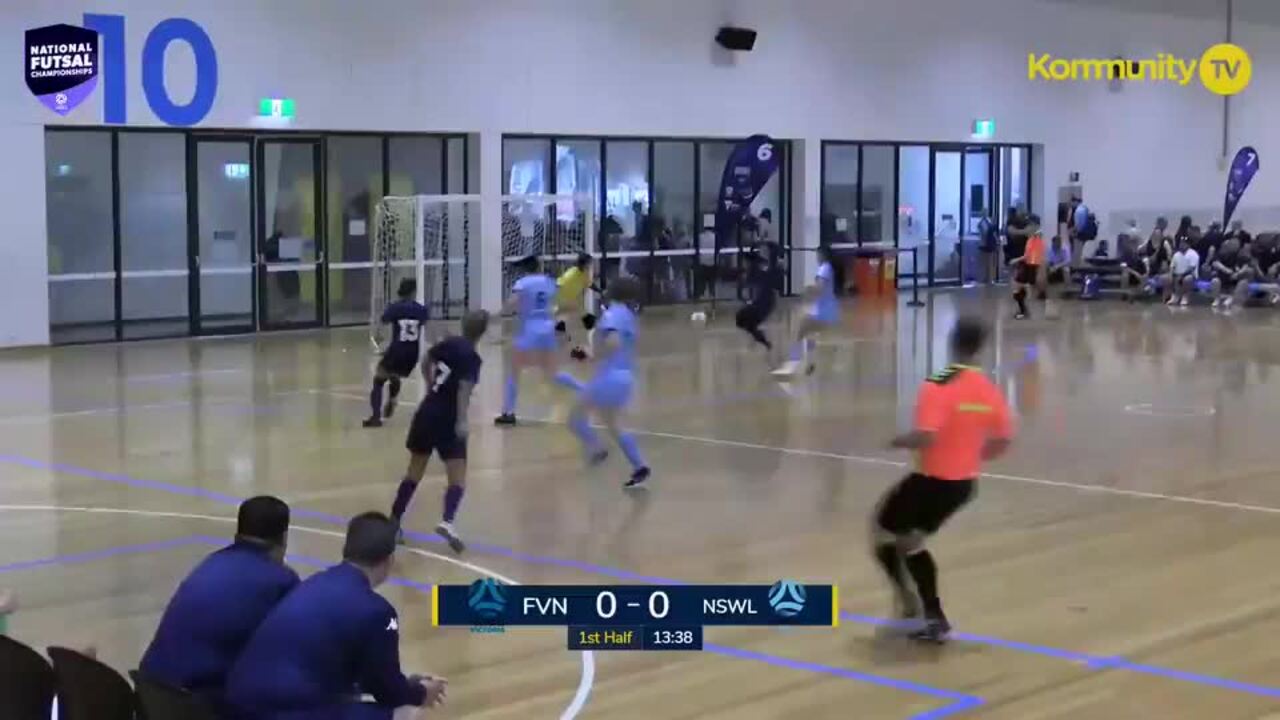 Replay:  Football Victoria Navy v Football NSW Lightning (Open Women) - 2025 National Futsal Championships Day 2