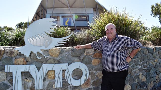 Hinchinbrook Shire Council Mayor Ramon Jayo outside the iconic Ingham Visitor Information Centre in 2020. Picture: Cameron Bates
