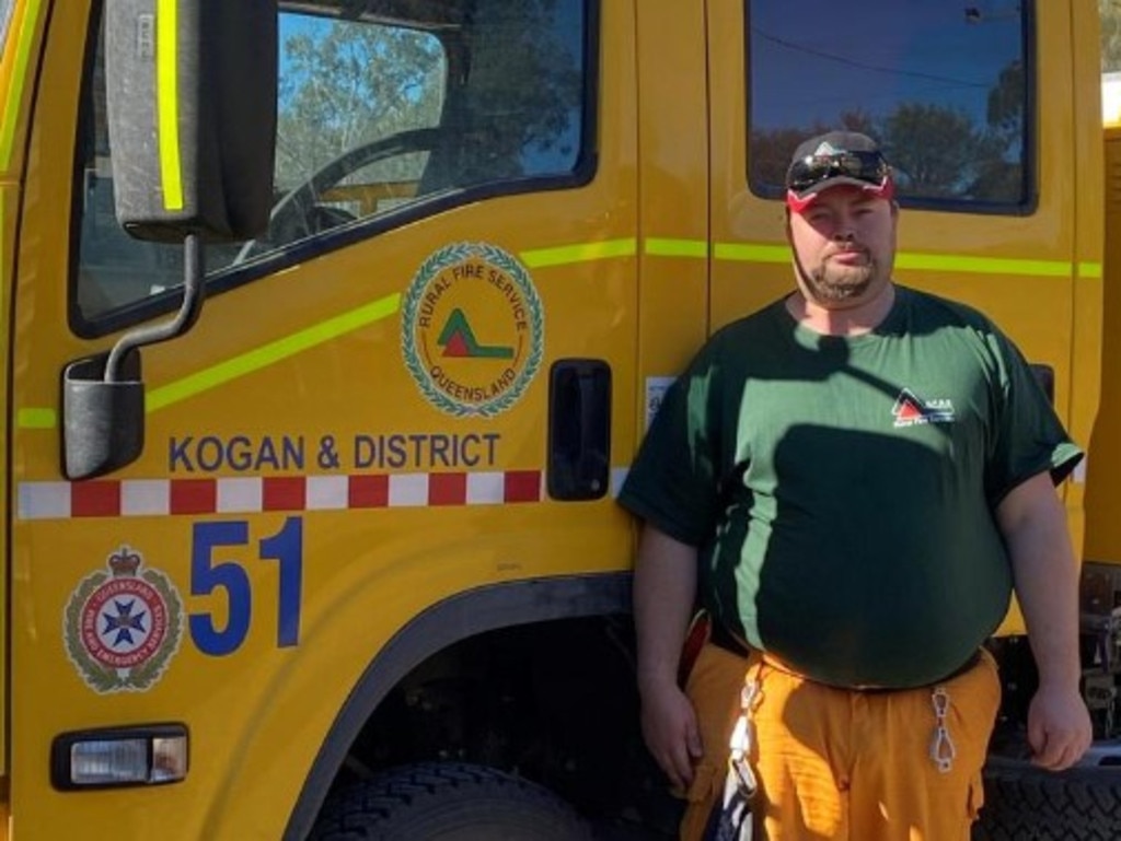 Kogan and District Rural Fire Service volunteer Stuart Larkin died in a single-vehicle crash on the Western Downs on Saturday, November 24.