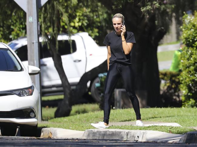 Kelsea Doyle, wife of Matthew Doyle who pleaded guilty to a number of charges for drug importing, at her home in Burraneer. Picture: Dylan Robinson