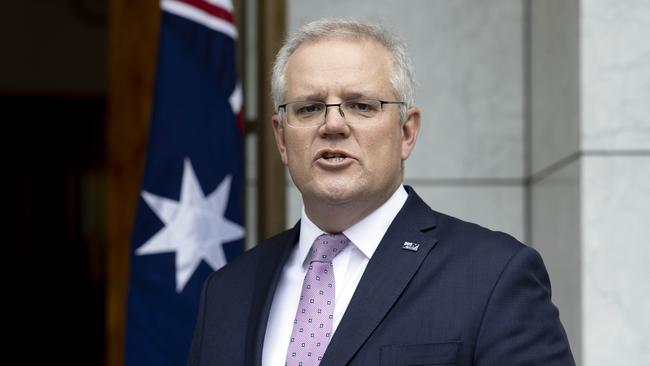 Scott Morrison in Canberra on Friday. Picture: Gary Ramage