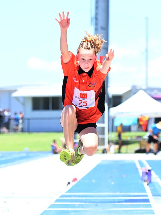 Queensland Little Athletics State Relay Championships. Saturday December 2, 2023. Picture, John Gass