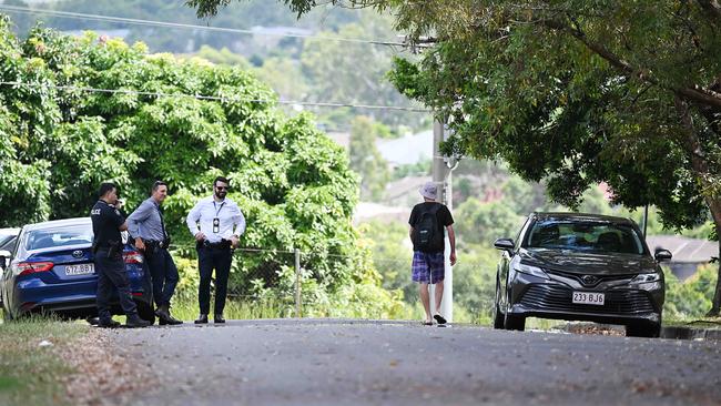 Police at Rudyard St. Pic: Lyndon Mechielsen