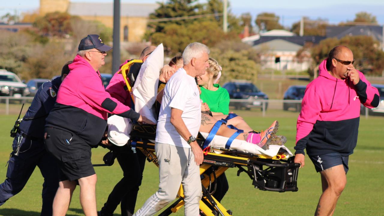 Local footy game called off due to horror injury