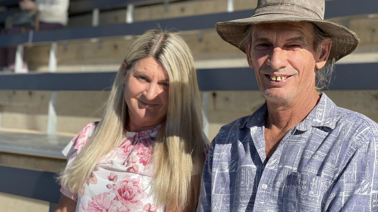 Lana and Geoff Martyn at the Gympie Races on June 15, 2024.