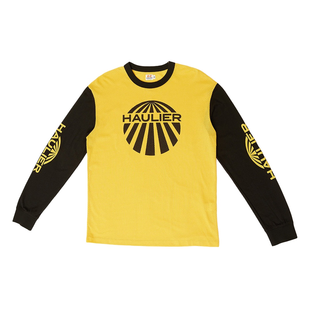 <p><strong>Haulier Canyon Motorcross tee</strong></p><p class="button-common"><a title="Shop now for $295" href="https://haulier.international/products/canyon-motorcross-tee-sunshine-yellow-and-washed-black" target="_blank" data-cta="Shop now for $295" data-editable="true">Shop now for $295</a></p>