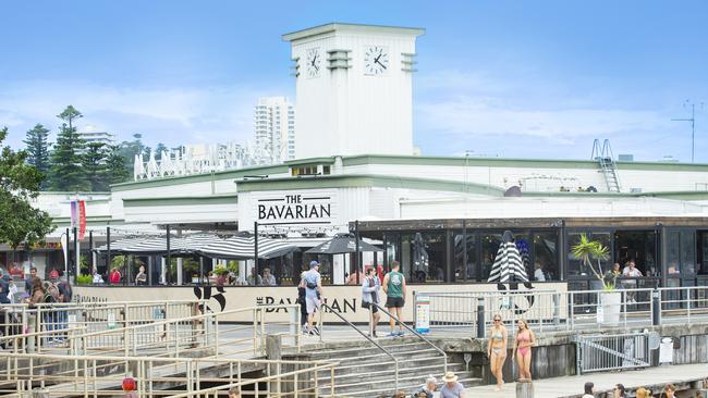 Manly Wharf is home to The Bavarian. Picture: Supplied