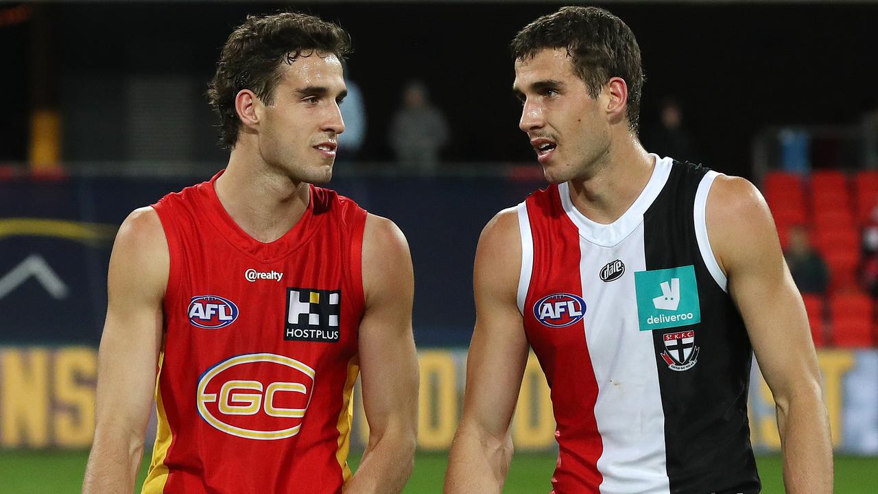 Will twin brothers Ben and Max King be reunited at the Saints? Picture: Michael Klein