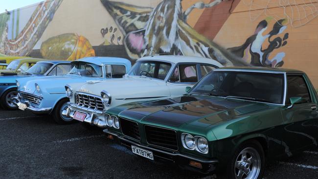 Cars part of the 2019 Red CentreNATS event. Picture: Leonie Padam