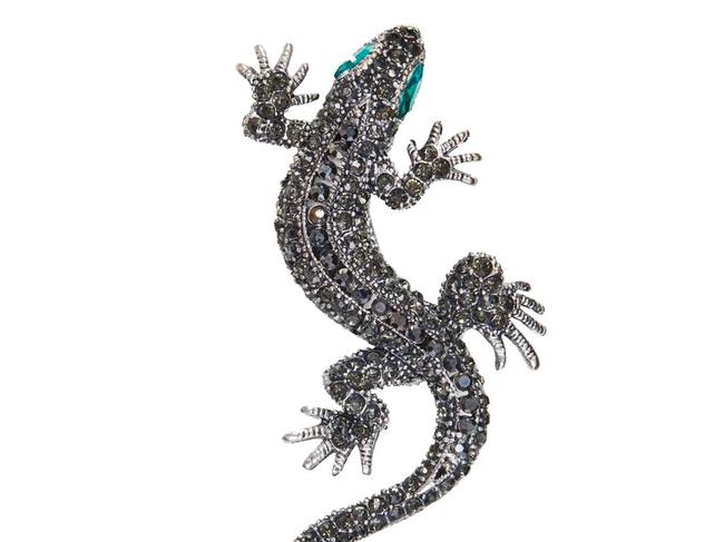 TWAM-20190406  embargo for TWAM 6 APRIL 2019NO REUSE WITHOUT PERMISSIONCalibre gekko brooch $99