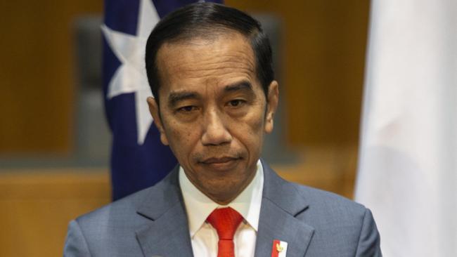 Indonesian President Joko “Jokowi” Widodo. Picture Gary Ramage