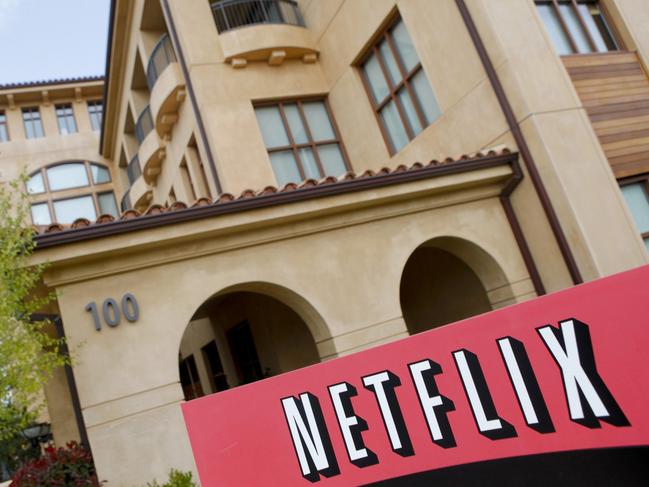 (FILES) This April 13, 2011 file photo shows the Netflix company logo at Netflix headquarters in Los Gatos, California. Netflix will launch its streaming television service in Japan on September 2, the latest stop in its mission to be a global entertainment powerhouse, it said August 4, 20115 . AFP PHOTO / RYAN ANSON / FILES