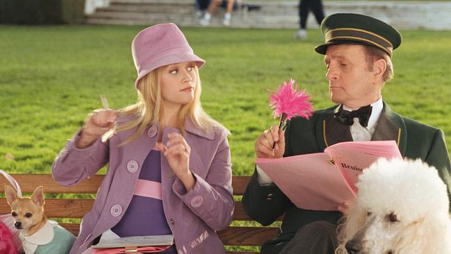 Reese Witherspoon with Bob Newhart in the film Legally Blonde 2. Picture: supplied