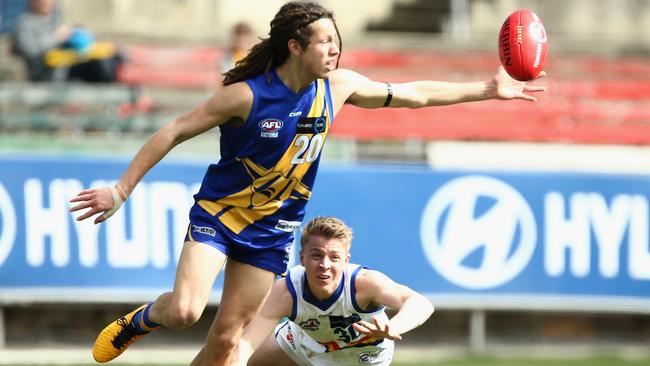 Darcy Cassar gathers the ball for Western Jets. Picture: Getty Images