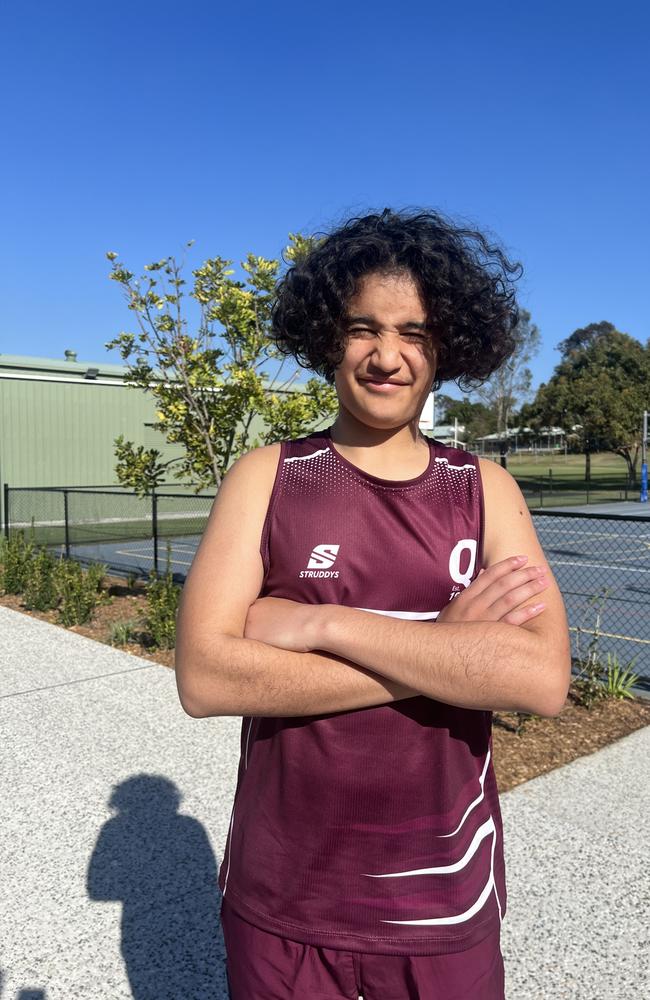 QLD School Sport Netball Under-15 boys. Pictured: Austin Henry