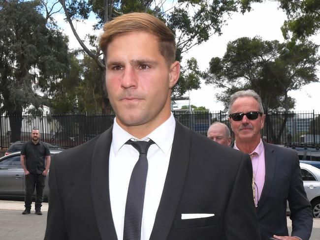 Jack de Belin has denied sexually assaulting a 19-year-old woman at a North Wollongong apartment. Picture: NCA NewsWire/Simon Bullard