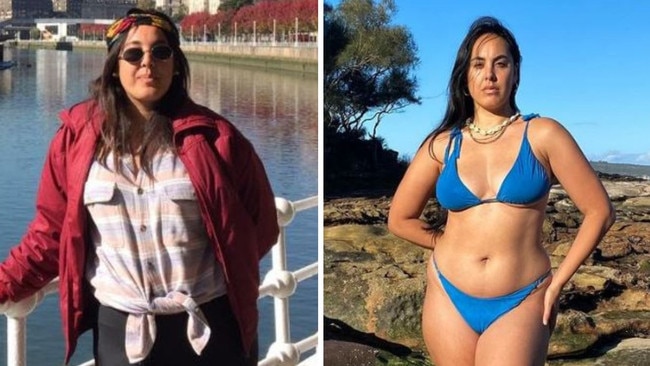 Rusha has lost 22kg after changing her life. Picture: Supplied